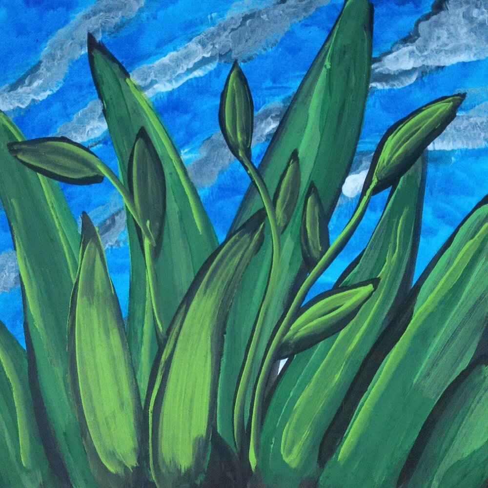 Botanical Series 1 of 2 - Original Painting by Artist Rachael Potter